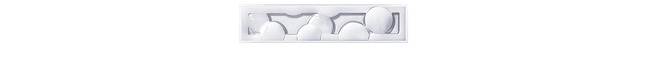 Panneau décoratif petites bulles en cristal incolore, miroité - Lalique