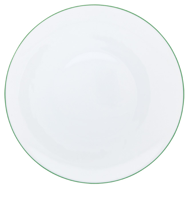 Assiette à  diner vert jade - Raynaud