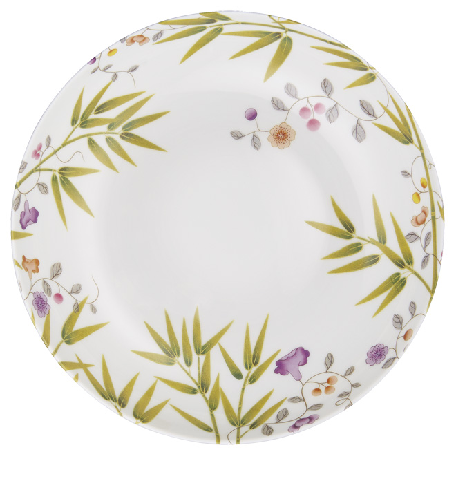 Assiette creuse fond blanc - Raynaud
