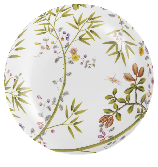 Assiette creuse fond blanc - Raynaud
