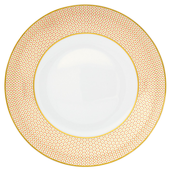 Assiette creuse orange - Raynaud