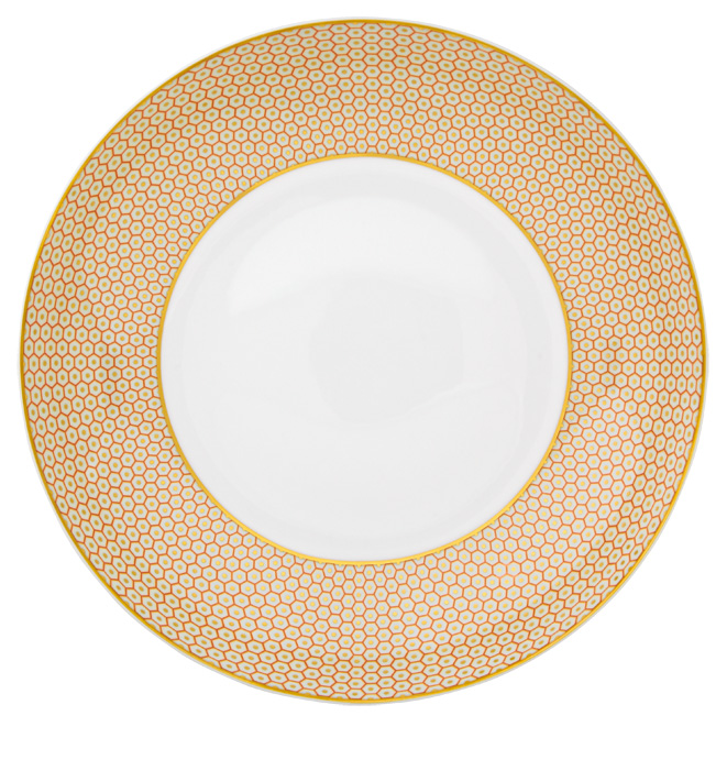 Assiette creuse orange - Raynaud