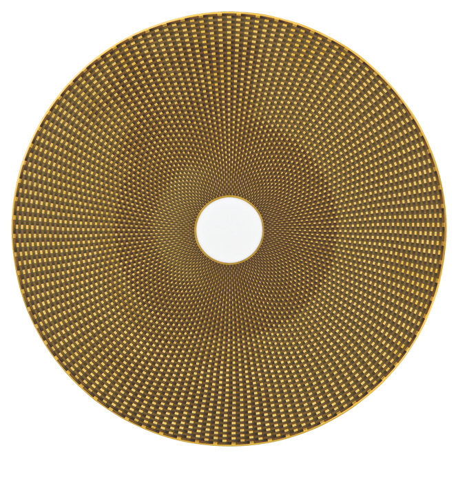Assiette de présentation marron - Raynaud