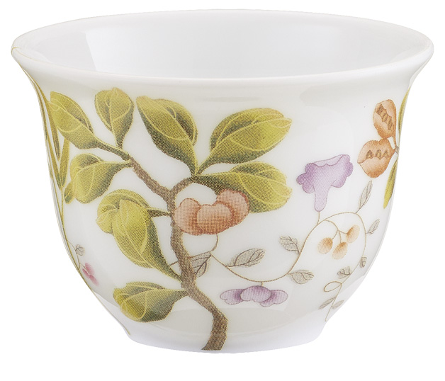 Zarf ou tasse à  saké fond blanc - Raynaud