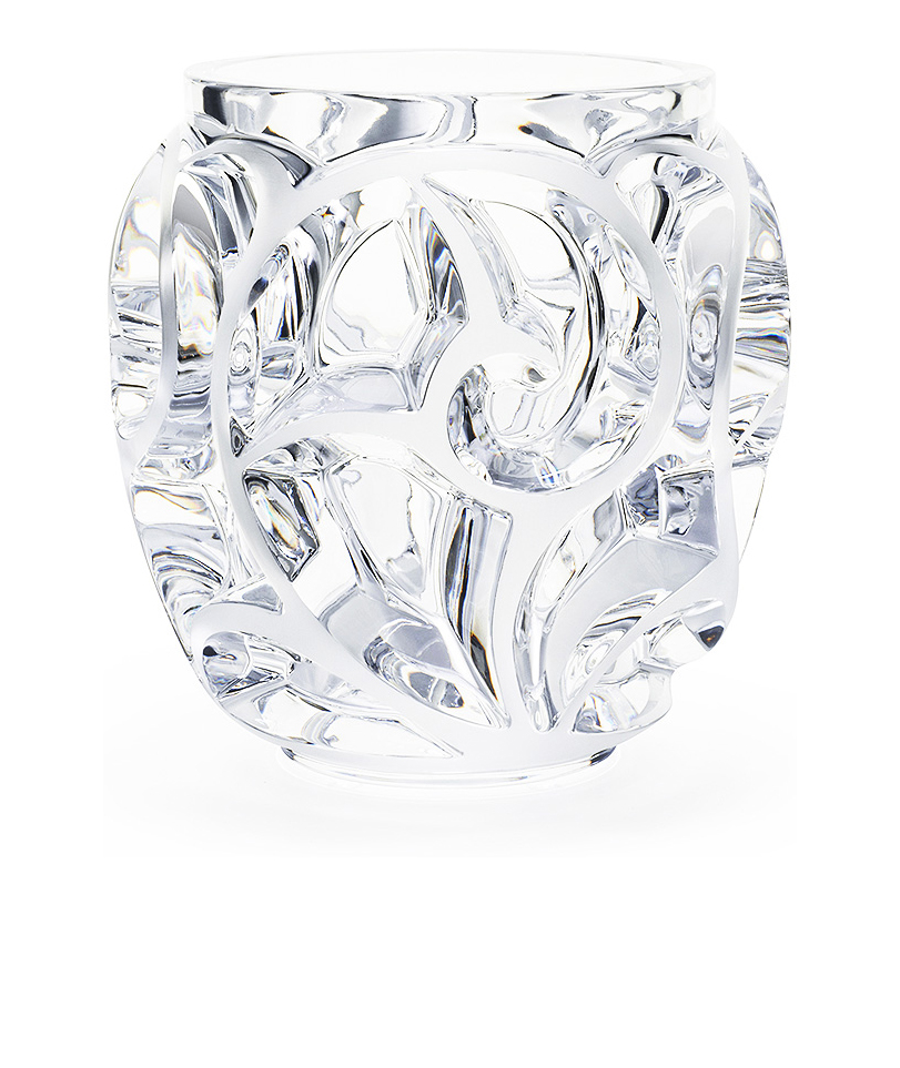 Vase tourbillons xxl en cristal incolore incolore - Lalique