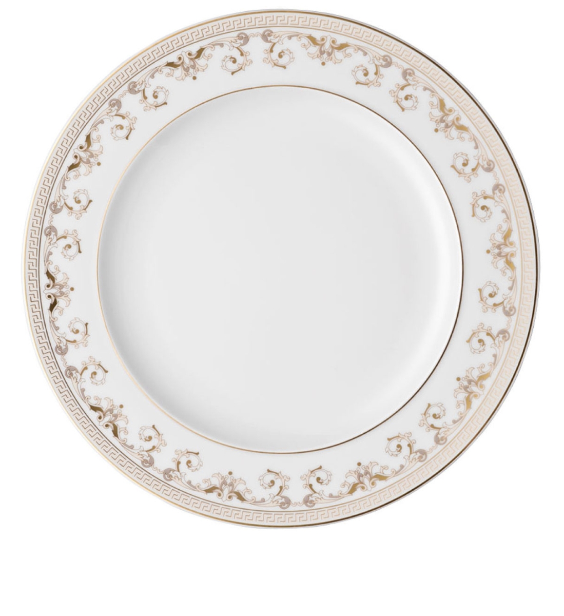 2 x assiette plate en porcelaine - versace