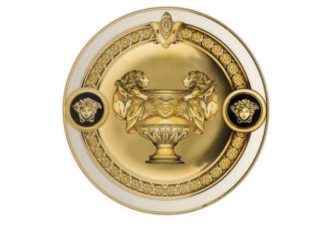 6 x assiette en porcelaine - versace