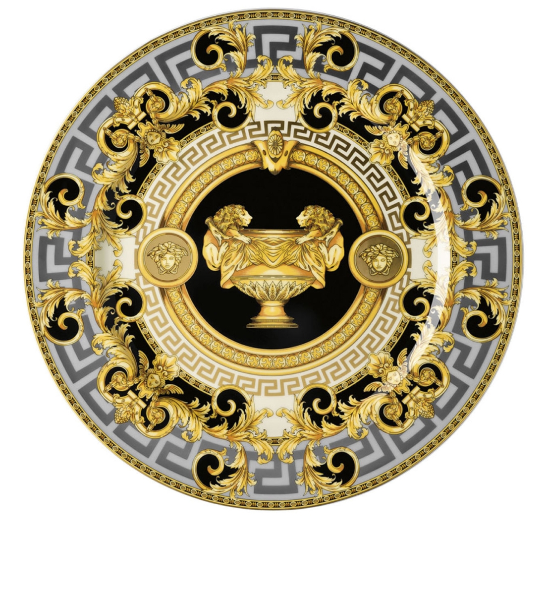 Assiette de présentation en porcelaine - versace
