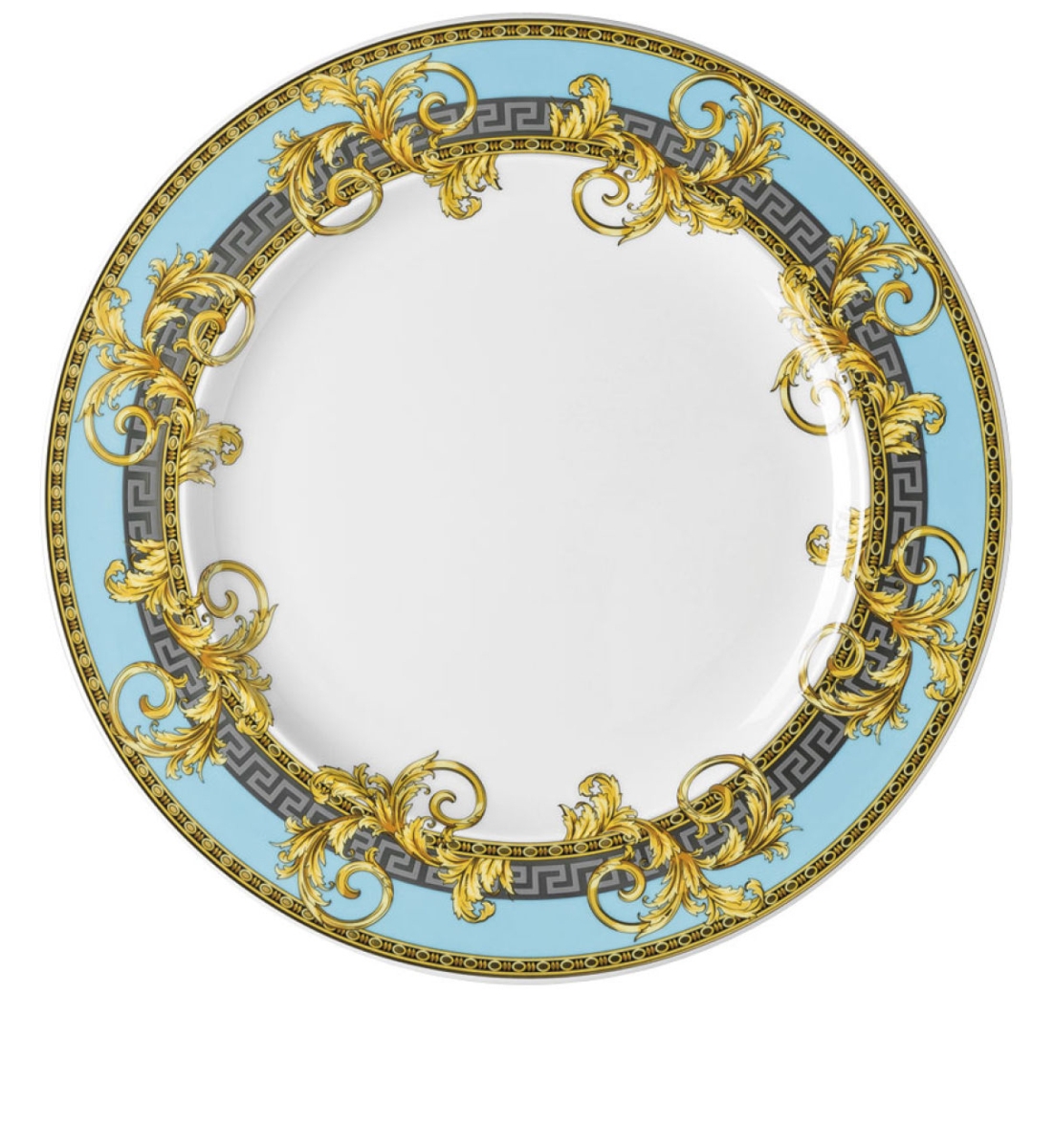 2 x assiette plate en porcelaine - versace