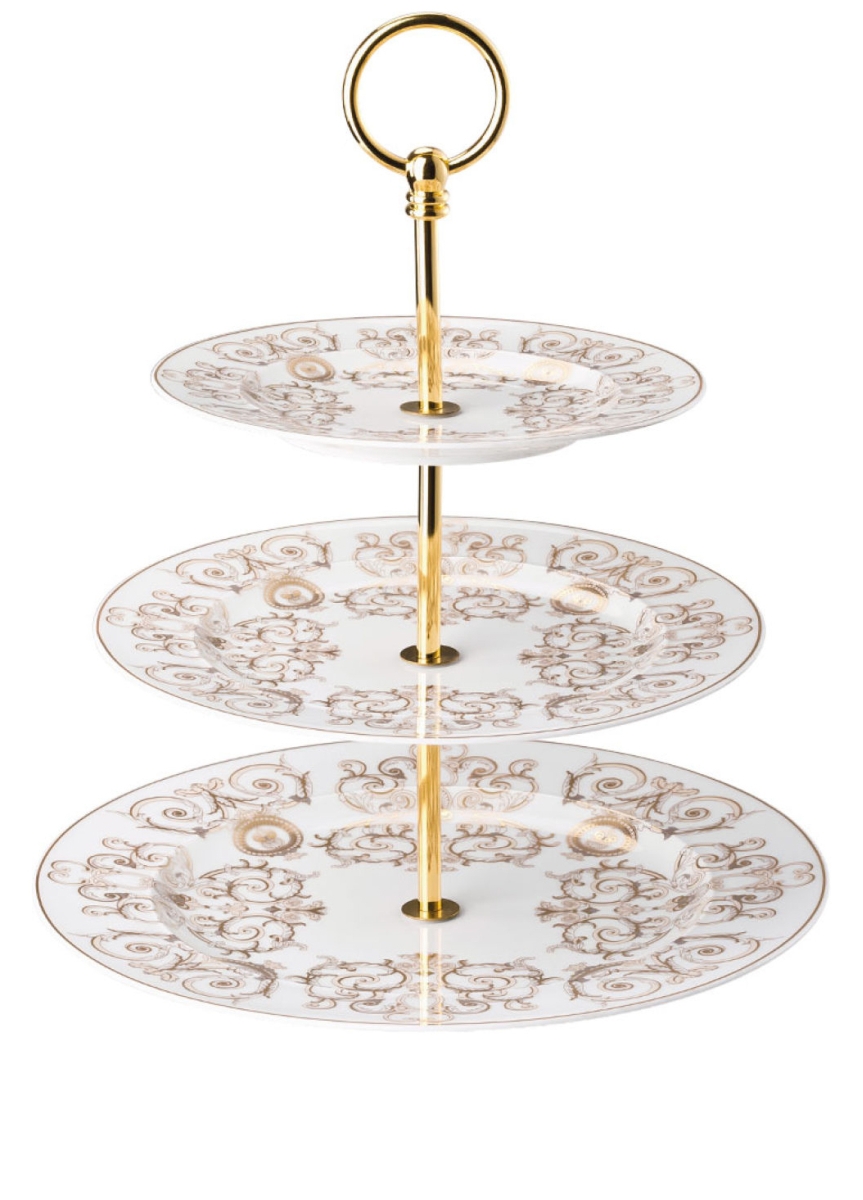 Etagère 3 pieces en materiaux : Porcelaine - versace