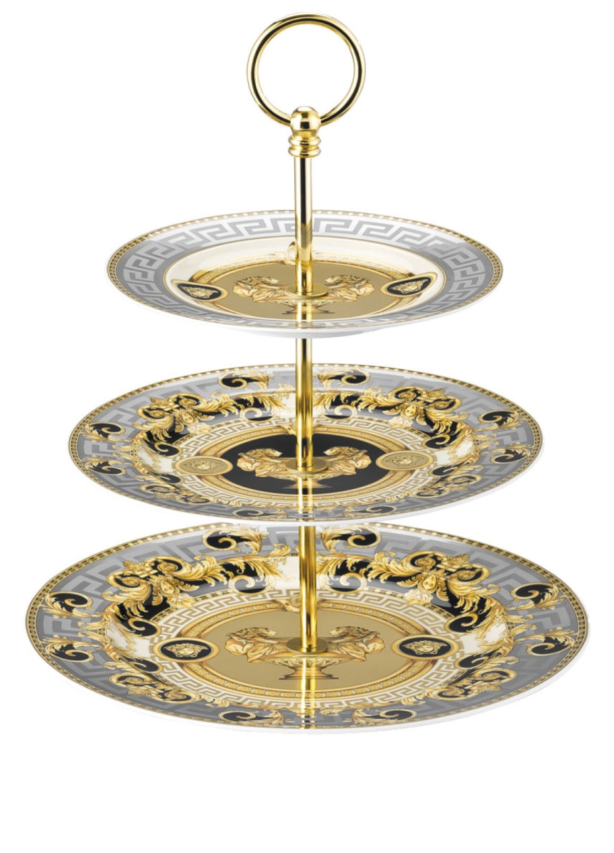 Etagère 3 pieces en materiaux : Porcelaine - versace