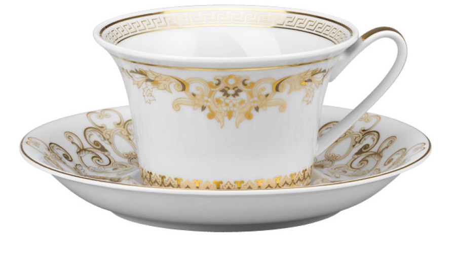 Paire tasse 4 basse en materiaux : Porcelaine - versace