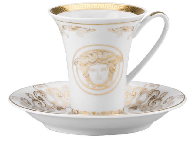Paire tasse 2 haute en materiaux : Porcelaine - versace