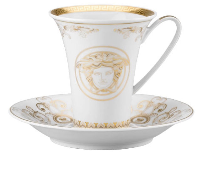Paire tasse 4 haute en materiaux : Porcelaine - versace