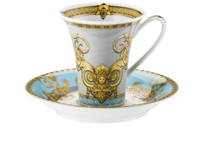 Paire tasse 2 haute en materiaux : Porcelaine - versace