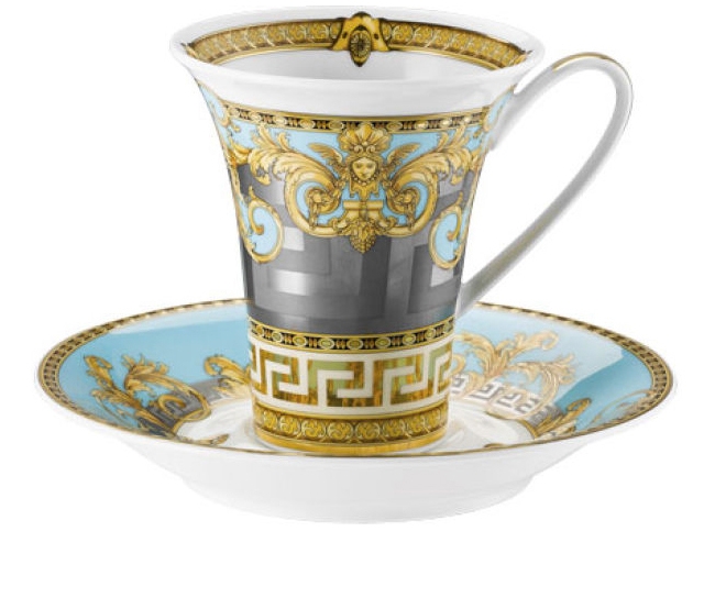 Paire tasse 4 haute en materiaux : Porcelaine - versace