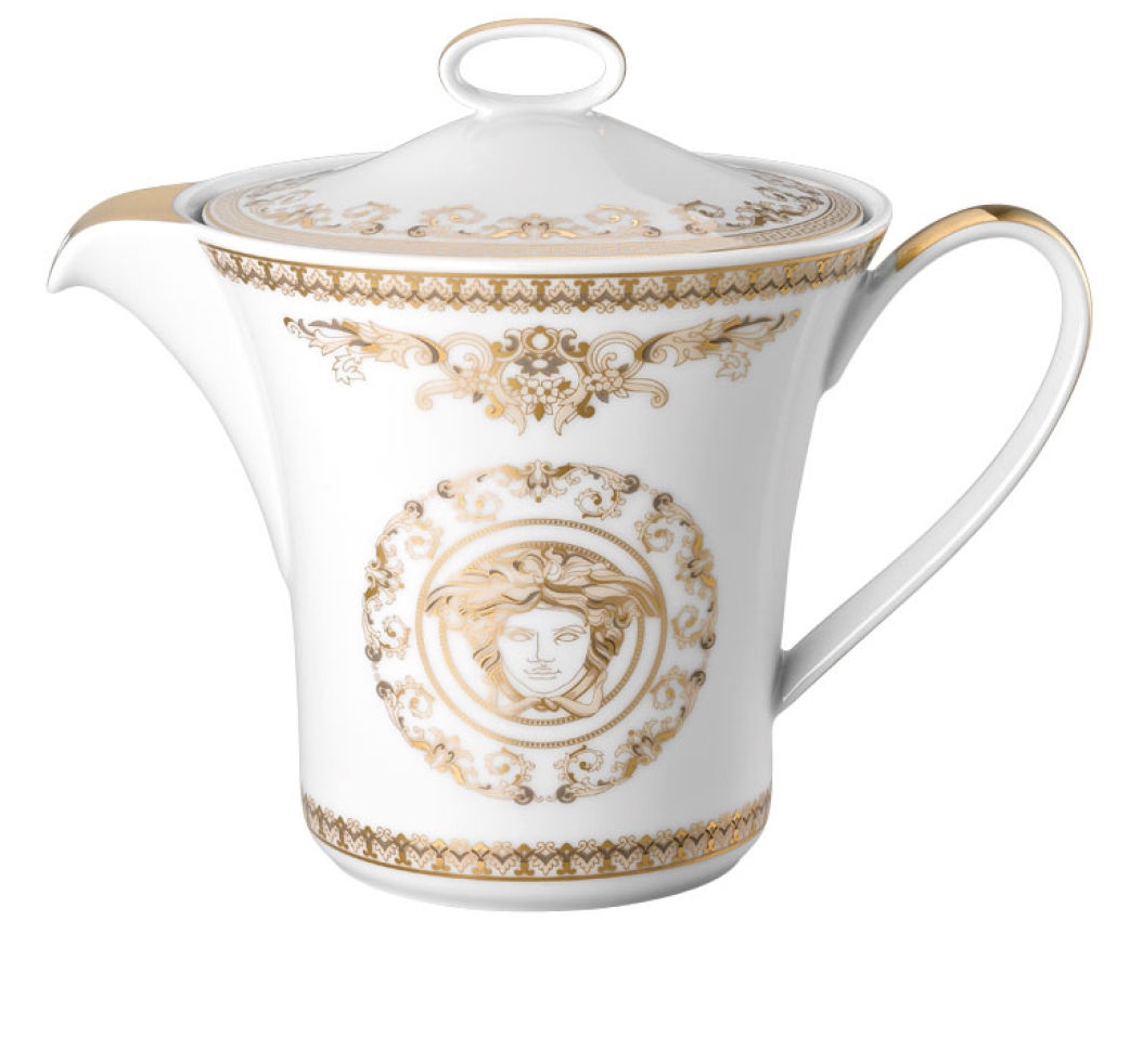 Théière 3 en materiaux : Porcelaine - versace