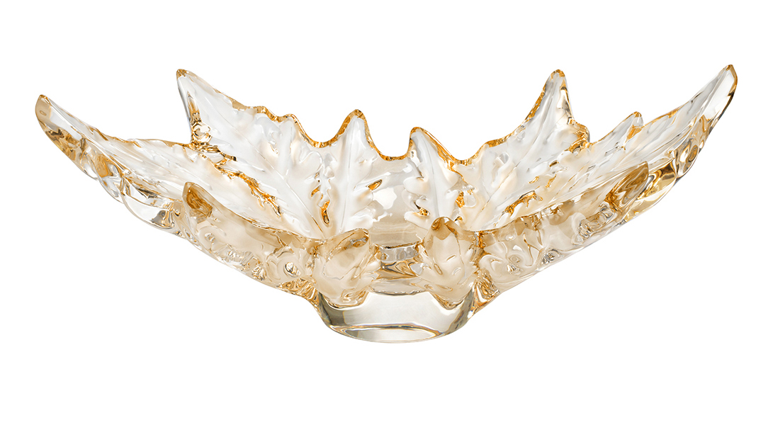 Coupe champs-élysées grand modèle lustré or - Lalique
