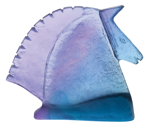 Cabeza bleu et royalite - Daum