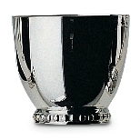 Ercuis Timbale Perles Coquetier en metal argente Coquetier en métal argenté - Ercuis