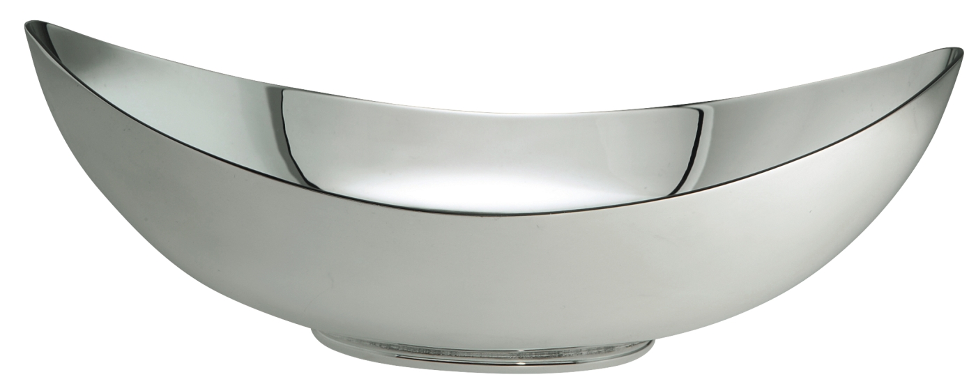 Coupe creuse en métal argenté - Ercuis