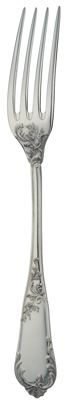 Couteau à poisson en argent massif - Ercuis