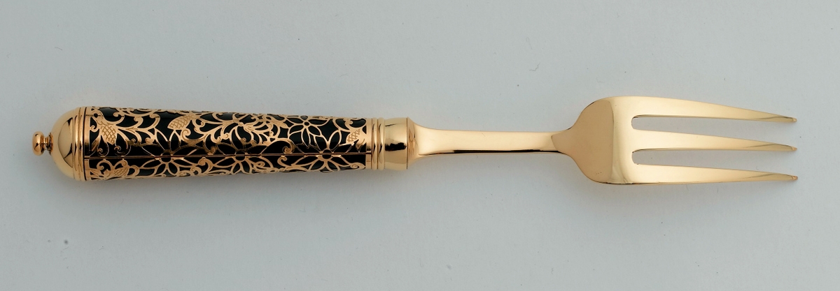 Couteau de table en argent massif - Ercuis