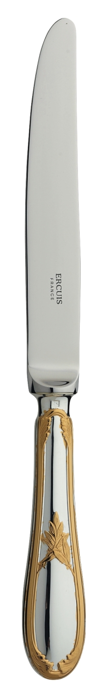 Cuiller menu en métal argenté et dorure - Ercuis