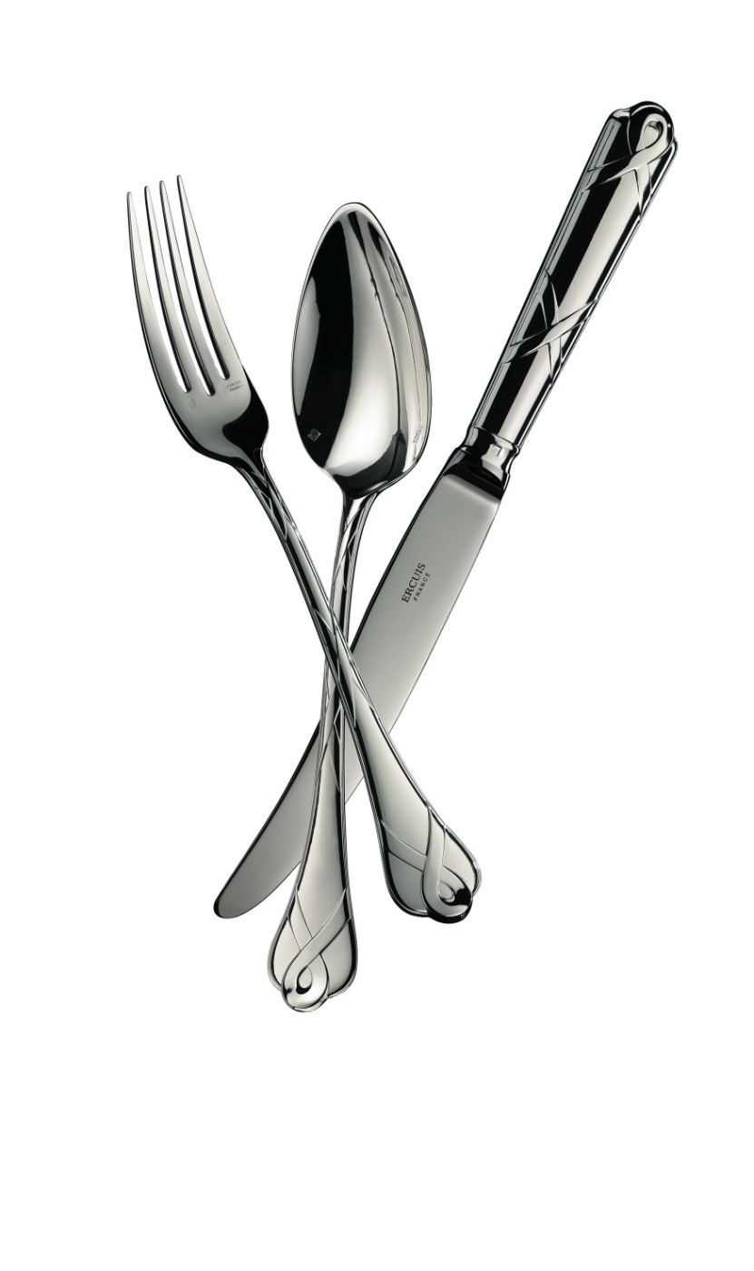 Cuiller table en métal argenté - Ercuis