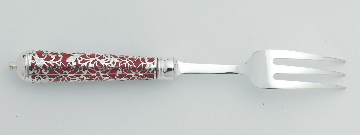 Fourchette à poisson en argent massif - Ercuis
