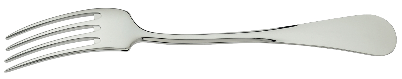 Fourchette table en métal argenté - Ercuis