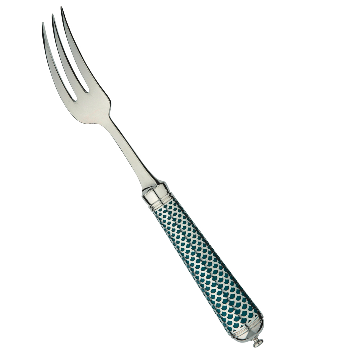 Fourchette de table en argent massif - Ercuis
