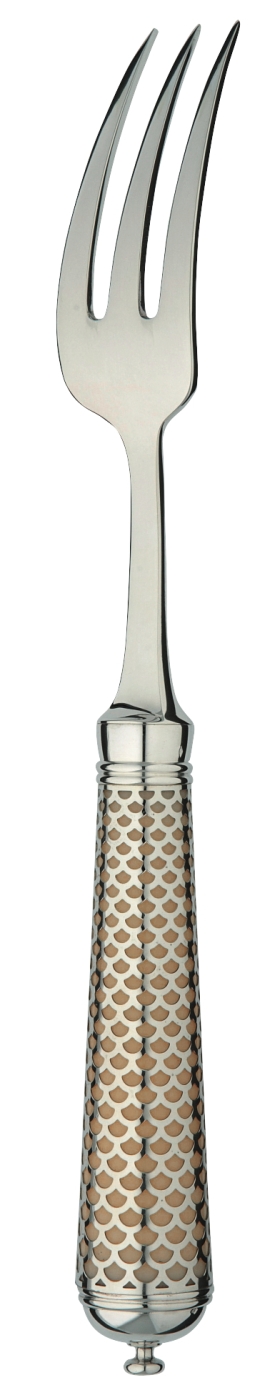 Fourchette de table en argent massif - Ercuis