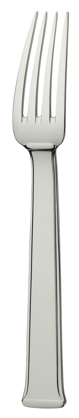 Fourchette table en métal argenté - Ercuis