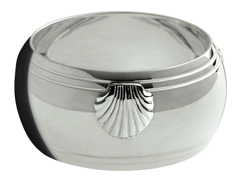 Rond de serviette en argent massif - Ercuis