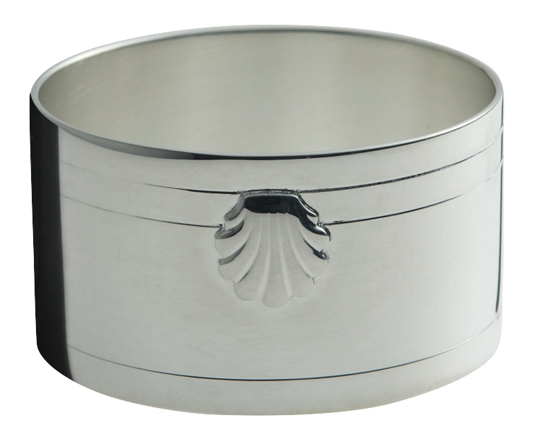 Rond de serviette en métal argenté - Ercuis