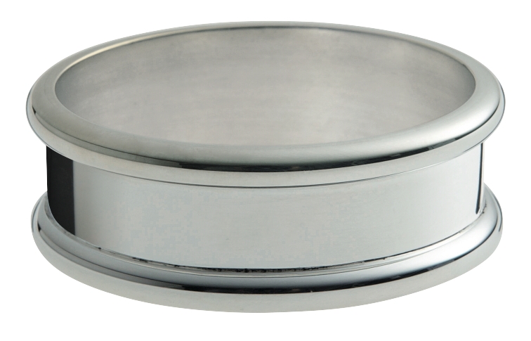 Rond de serviette en métal argenté - Ercuis