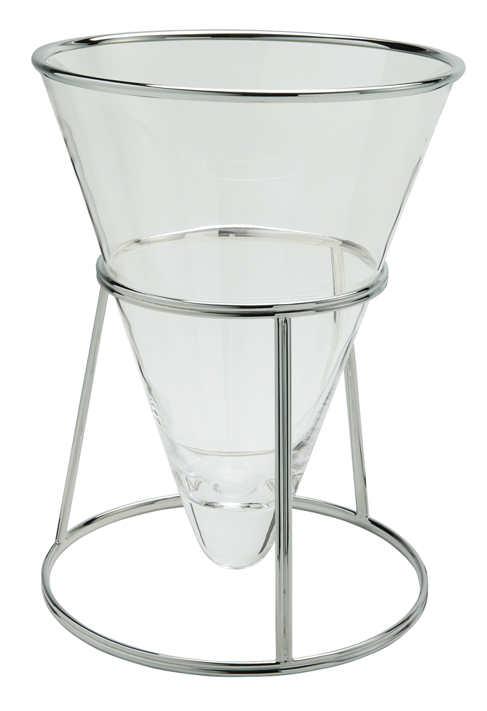 Seau champagne verre et métal en métal argenté - Ercuis