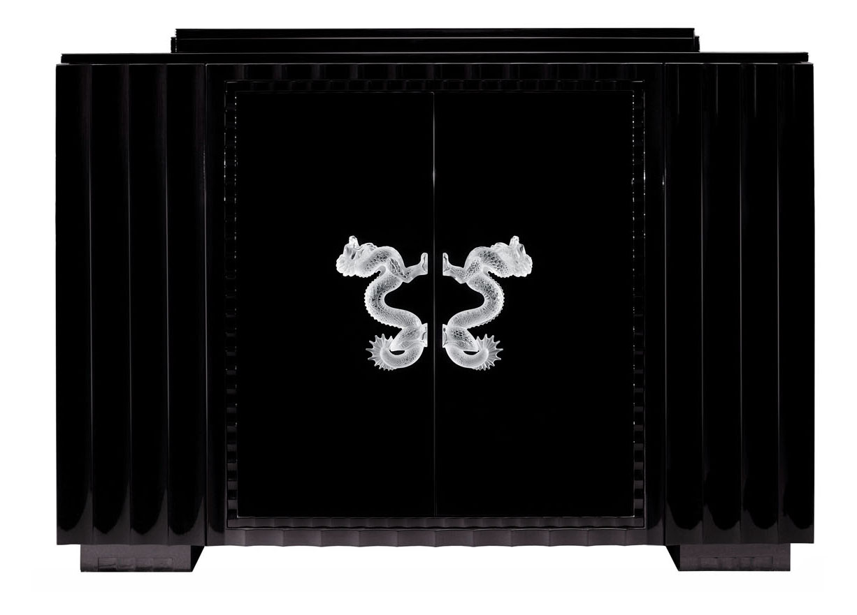 Bar Dragon Eb&egrave;ne noir - Lalique