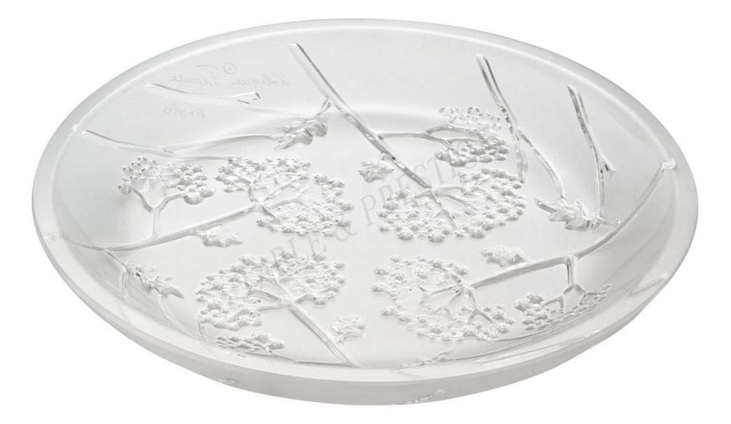 Coupelle plate Ombelles Clair - Lalique