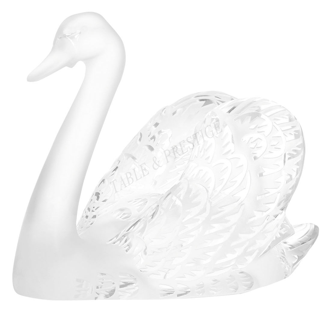Motif Cygne T&egrave;te Haute Clair - Lalique