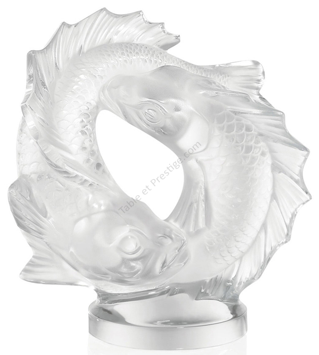 Decoration poisson double Clair - Lalique