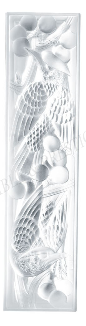 Panneau Merles et Raisins - Droit - Lalique