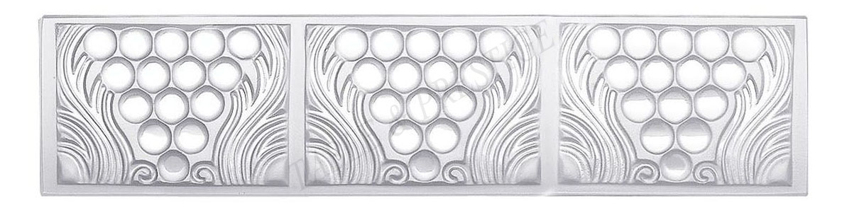 Panneau Raisins miroit&eacute; triple - Lalique