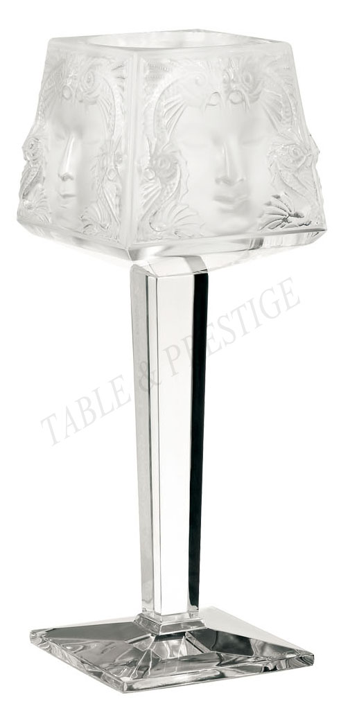 Photophore sur pied Masque de Femme Clair - Lalique