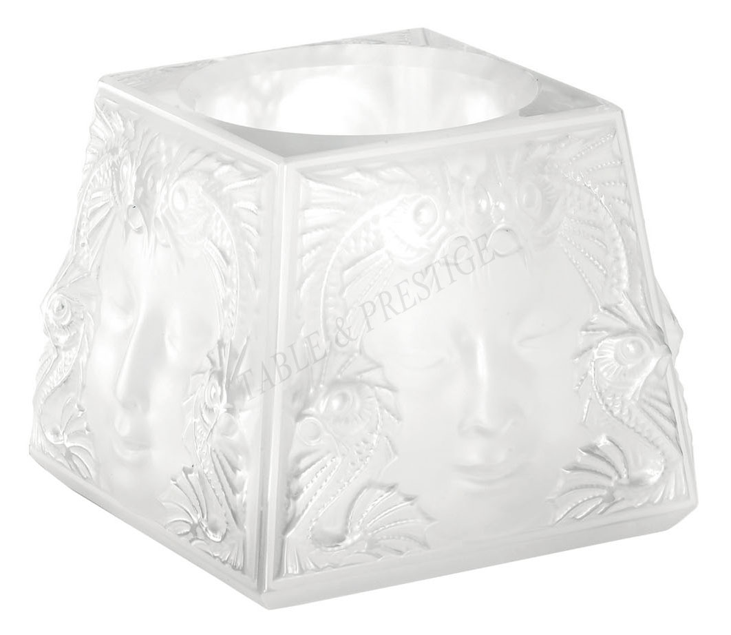 Photophore Masque de Femme Clair - Lalique