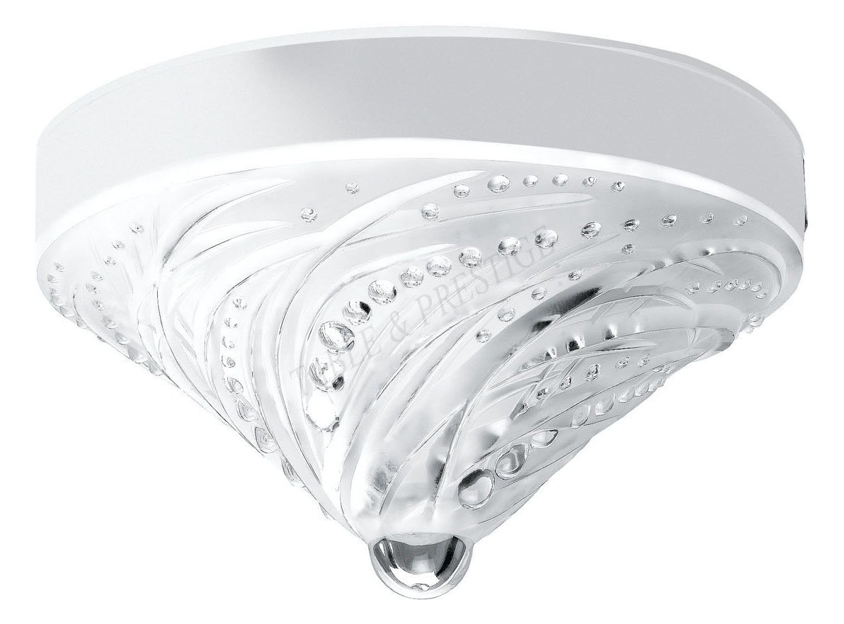 Plafonnier Coralline Chrom&eacute; - Lalique
