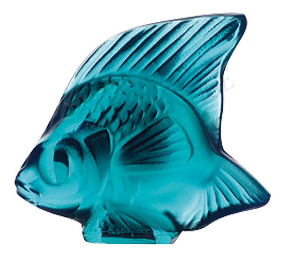 Cachet Poisson Turquoise - Lalique