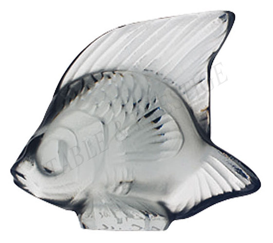 Cachet Poisson Gris - Lalique