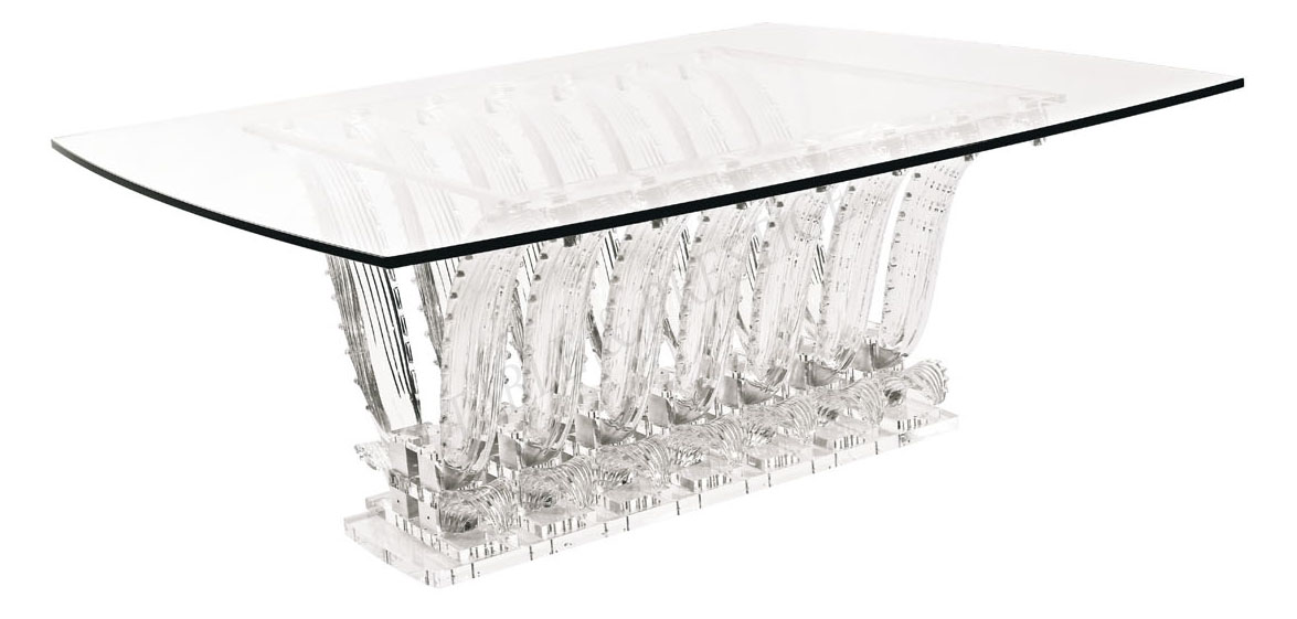 Table Cactus rectangulaire sans dalle - Lalique